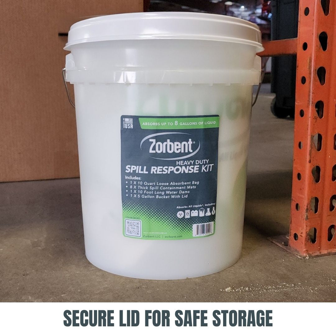 Zorbent® Spill Response Bucket Kit - Heavy Duty 5 Gallon