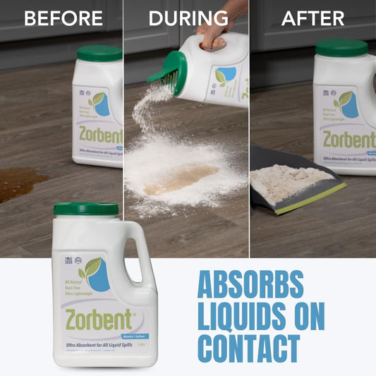 Zorbent® 5 Qt Shaker Jug | Absorb Liquid Spills