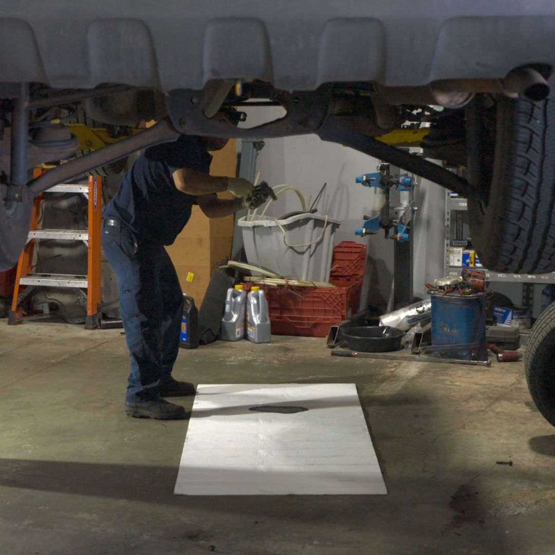 Zorbent® Spill Containment Floor Mats with Grip Backing
