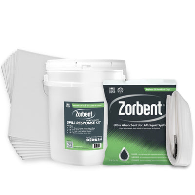 Zorbent® Spill Response Bucket Kit - Heavy Duty 5 Gallon